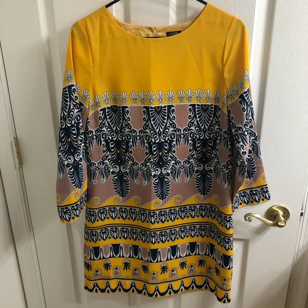 J. Crew printed shift dress